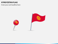 Kyrgyzstan Flag PPT Slide 1