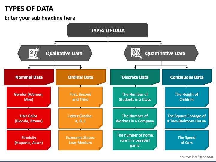 different types data presentation