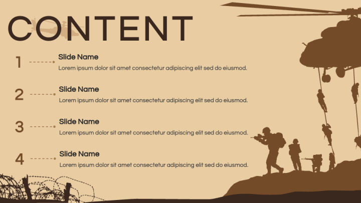 Free - Battle Theme for PowerPoint and Google Slides - PPT Slides