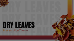 Dry Leaves Presentation Theme Animated Presentation - SketchBubble