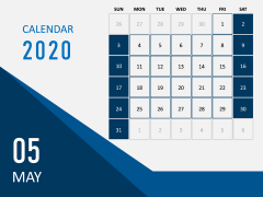 Calendar 2020 - Type 5 PPT Slide 6
