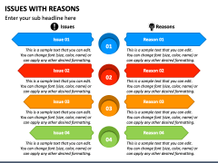 Issues With Reasons Powerpoint And Google Slides Template - Ppt Slides