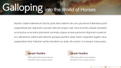 Horse Presentation PPT Slide 3