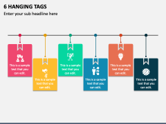 6 Hanging Tags PPT Slide 2