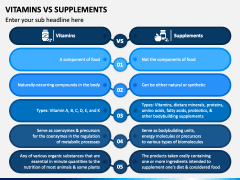 Vitamins Vs Supplements PPT Slide 1
