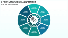 8 Points Versatile Circular Infographic PPT Slide 1