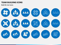 Team Building Icons For PowerPoint And Google Slides - PPT Slides