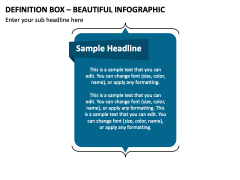 Definition Box - Beautiful Infographic PPT Slide 2