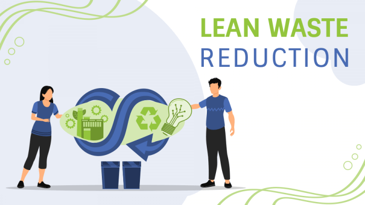 Lean Waste Reduction PPT Slide 1