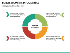 4 Circle Segments Infographics PPT Slide 2