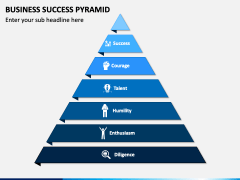 Business Success Pyramid PowerPoint and Google Slides Template - PPT Slides