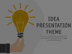 Ideas Presentation Theme Animated Presentation - SketchBubble
