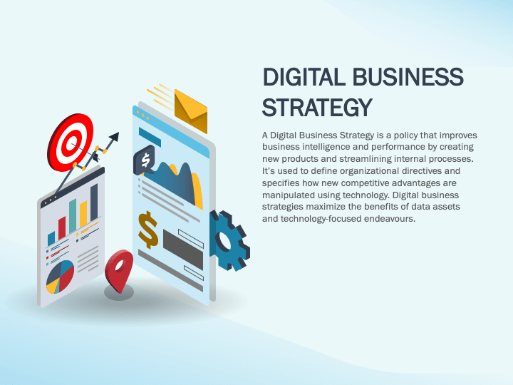 Digital Business Strategy PPT Slide 1