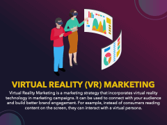 Virtual Reality (VR) Marketing PPT Slide 1