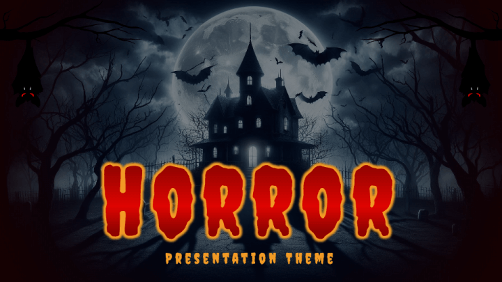 Horror Presentation Theme PPT Slide 1