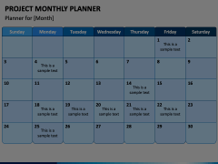 Project Monthly Planner Animated Presentation - SketchBubble