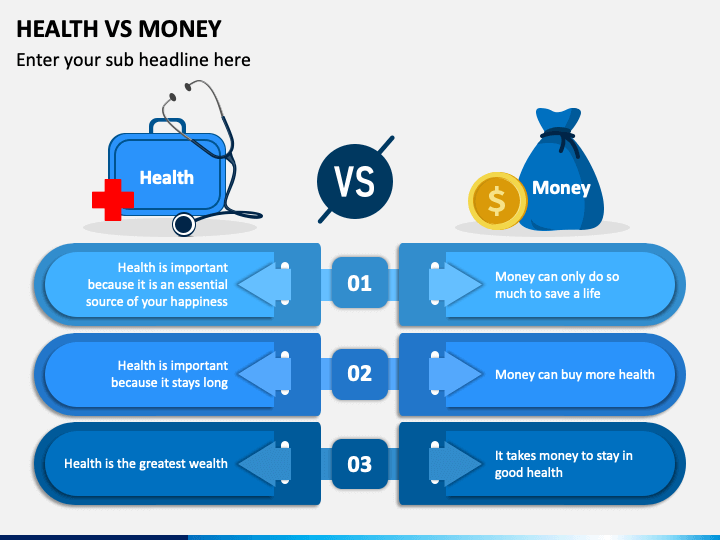 presentation about health vs money