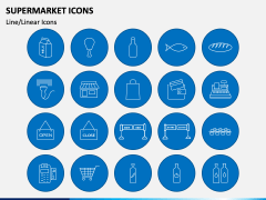 Supermarket Icons PPT Slide 2