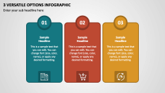 3 Versatile Options Infographic PPT Slide 1