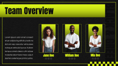 Black and Green Presentation Theme PPT Slide 9