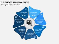 7 Elements around a Circle PPT Slide 2