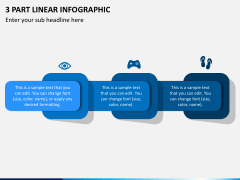 3 Part Linear infographic Slide 2