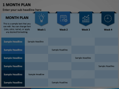 1 Month Plan Animated Presentation - SketchBubble