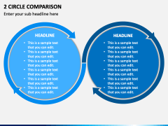 2 Circle Comparison PPT Slide 2