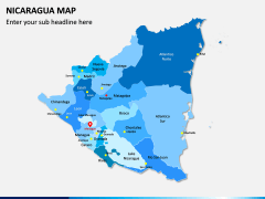 Nicaragua Map PPT Slide 1