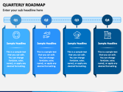 Quarterly Roadmap PowerPoint and Google Slides Template - PPT Slides