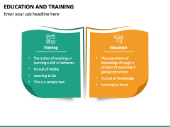Education and Training PPT Slide 3