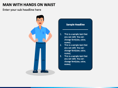 Man With Hands On Waist PPT Slide 1