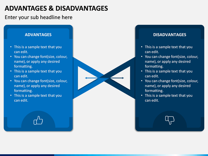 Advantages Disadvantages PowerPoint Template - PPT Slides ...