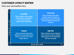 Customer Loyalty Matrix PowerPoint and Google Slides Template - PPT Slides