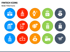 Fintech Icons PPT Slide 1
