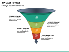 4 Phases Funnel PowerPoint Template - PPT Slides