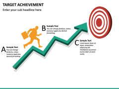 Target achievement free PPT slide 2