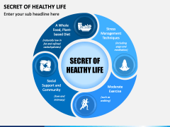 Secret of Healthy Life PowerPoint Slide 3
