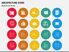 Architecture Icons PPT Slide 1