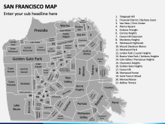 San Francisco Map PPT Slide 2