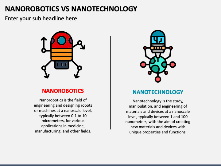 Nanorobotics Vs Nanotechnology PPT Slide 1