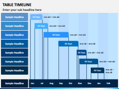 Table Timeline PPT Slide 4