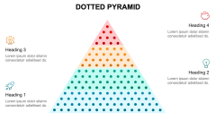 Dotted Pyramid PPT Slide 2