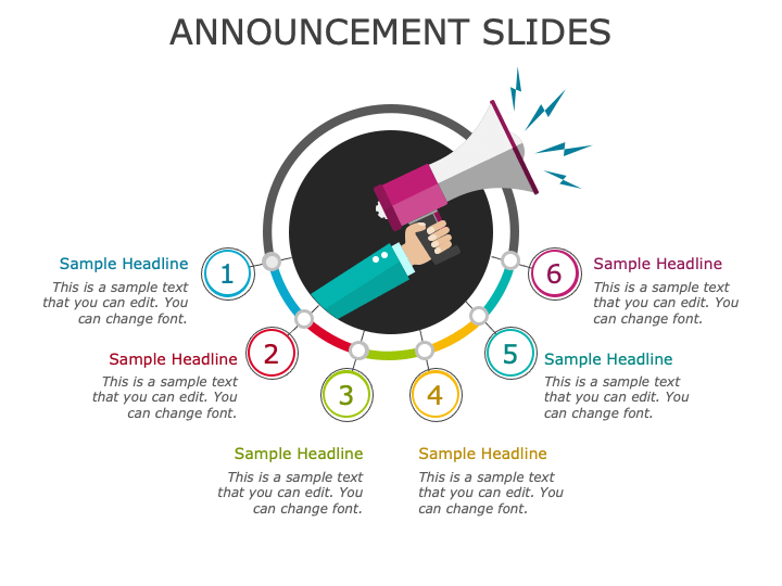 Announcement Slides PPT Slide 1