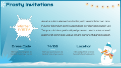 Winter Party Theme PPT Slide 5