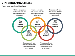 5 Interlocking Circles PPT Slide 2