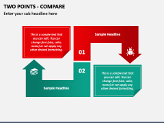 Two Points - Compare PPT Slide 2