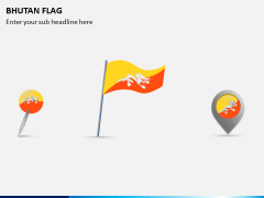 Bhutan Flag PPT Slide 1