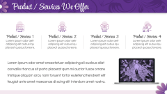 Modern Floral Theme PPT Slide 5