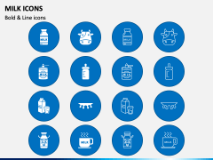Milk Icons PPT Slide 2